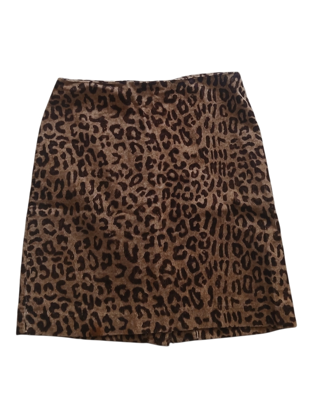 Jones New York Brown Leopard Print Mini Skirt